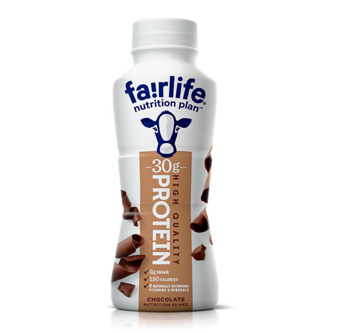 Fairlife Chocolate Flavor, 30g Protein Shake 12 PACK,  Low Fat fit fuels